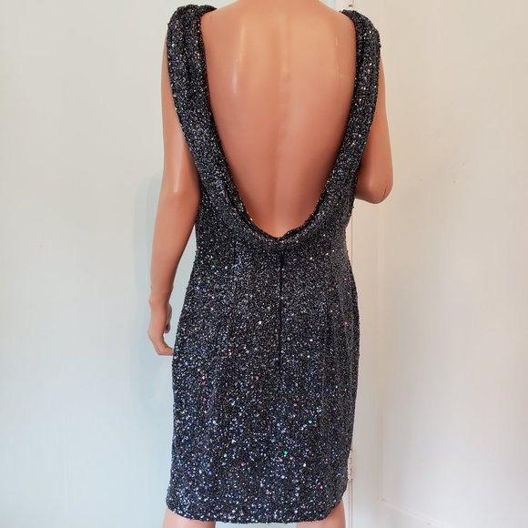 NWOT RIAZEE BOUTIQUE Stunning heavily beaded, fully lined Formal Dress. - Picture 6 of 17